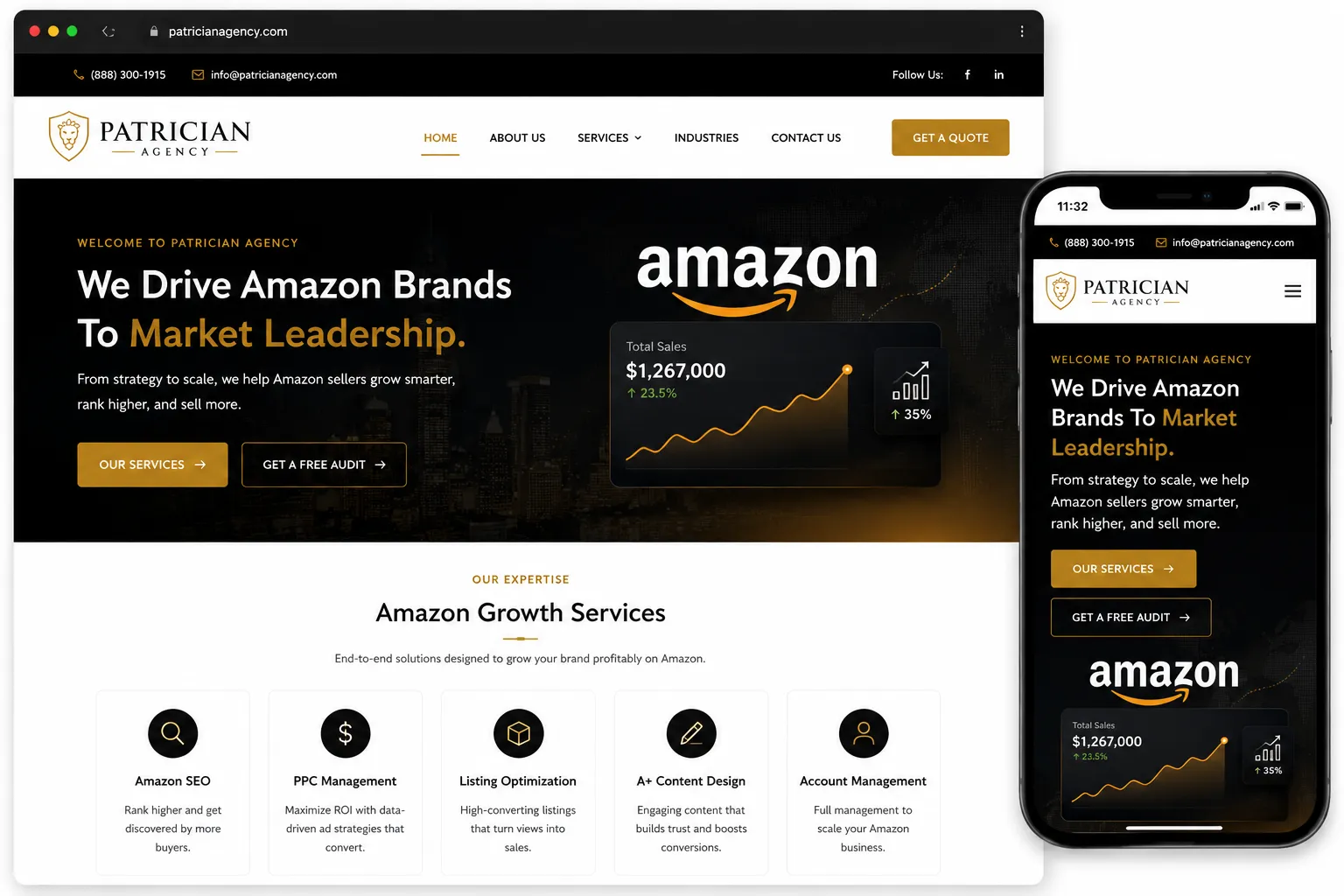 Patrician Agency website project